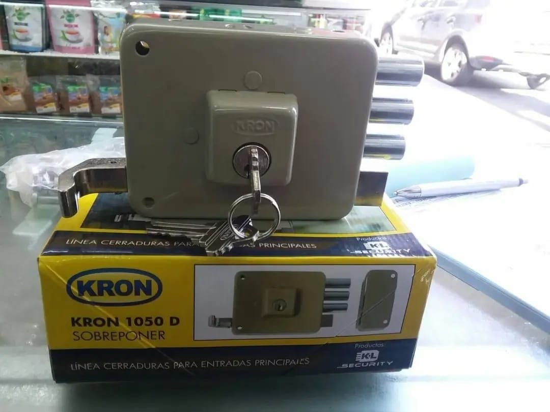 Cerradura de seguridad sobreponer Kron Rionegro - Cerrajería El Mágico